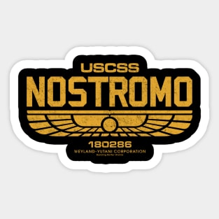 USCSS Nostromo - vintage logo Sticker